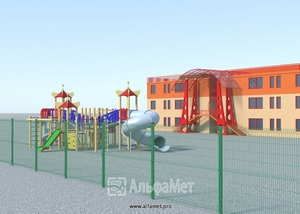 2D ограждения для школ и детских садов в Воронеже